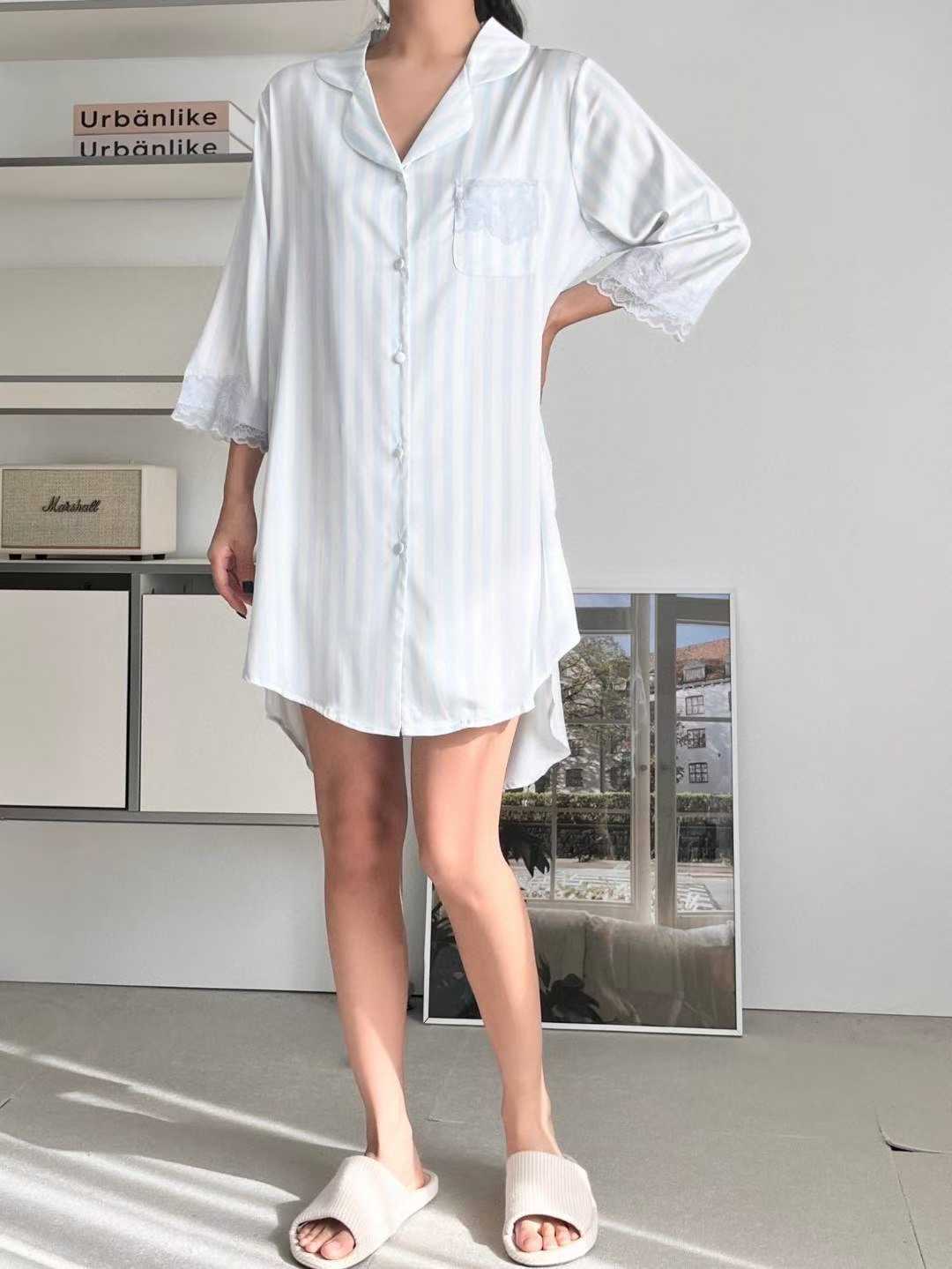 VICTORIA-P東大門㊣實拍女裝新款熱賣時尚真品25秋冬休閑睡衣VICTORIA睡衣圖色1