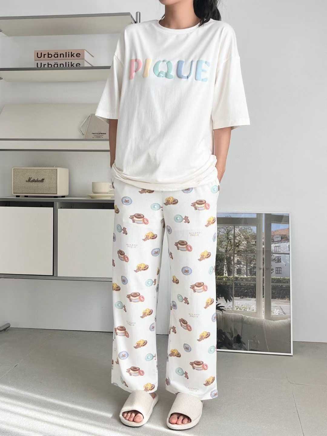 VICTORIA-P韓國直郵㊣女裝新款職業熱賣推薦人氣時尚休閑睡衣VICTORIA睡衣