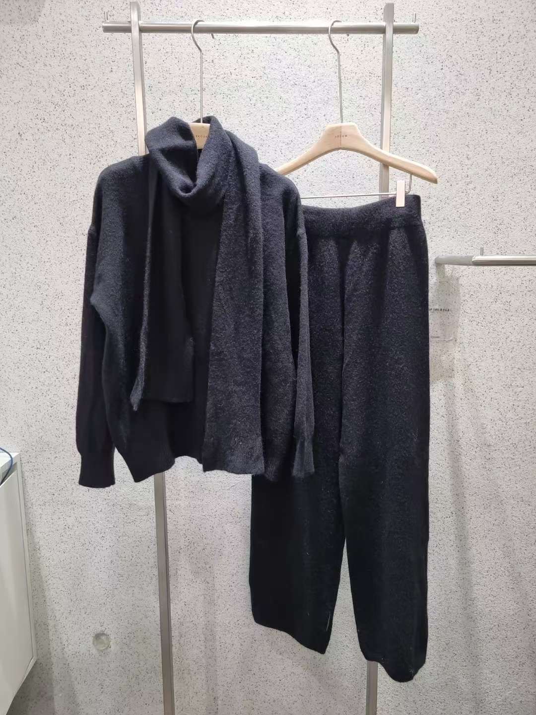 EROOM東大門㊣直郵女裝新品人氣職業25秋冬熱賣套裝套裝圍巾EROOM套裝圖色3