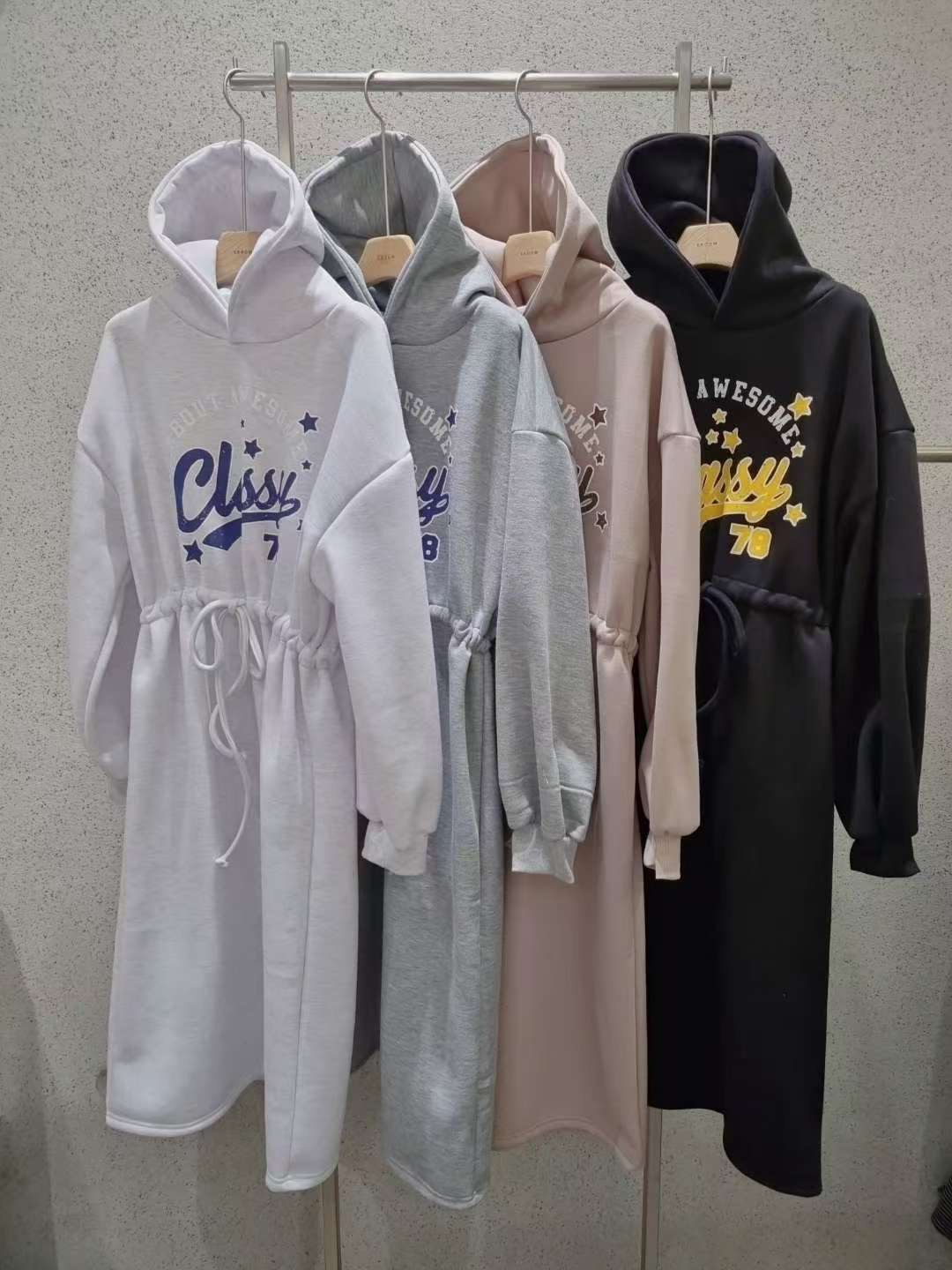 EROOM東大門㊣代購女裝新款真品25秋冬推薦時尚職業休閑連衣裙EROOM連衣裙圖色2左二色