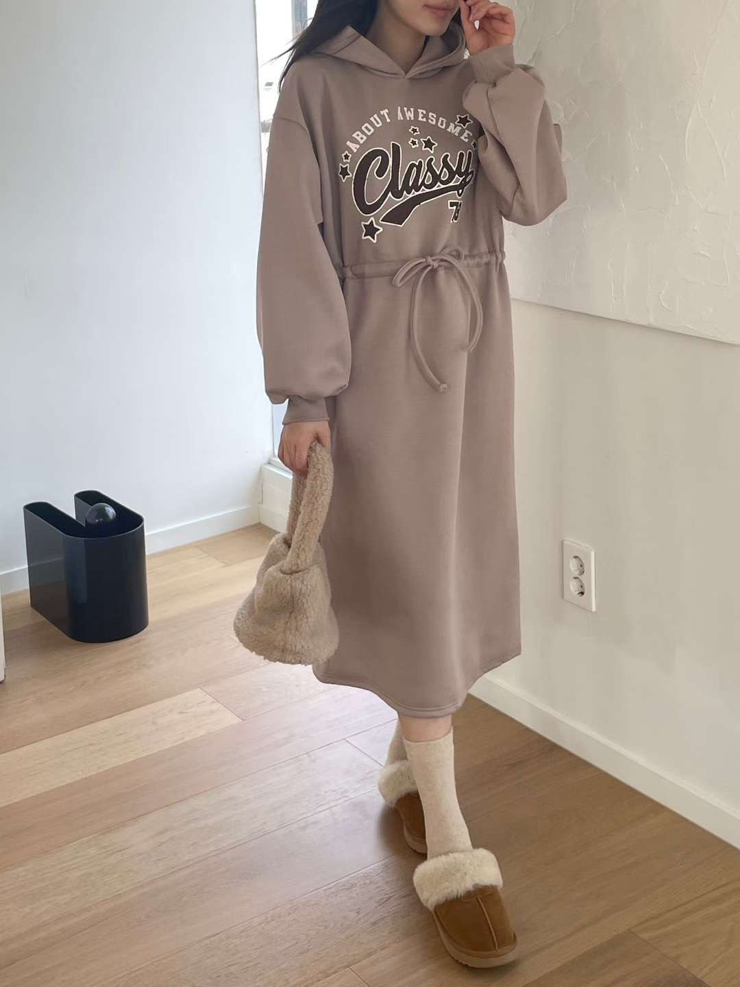 EROOM東大門㊣代購女裝新款真品25秋冬推薦時尚職業休閑連衣裙EROOM連衣裙圖色3