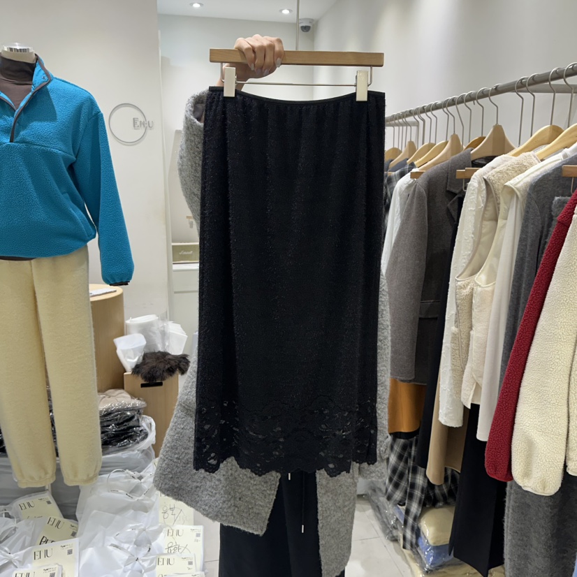 EN.U東大門㊣代購女裝新款25秋冬時尚人氣職業休閑推薦長裙EN.U長裙圖色2