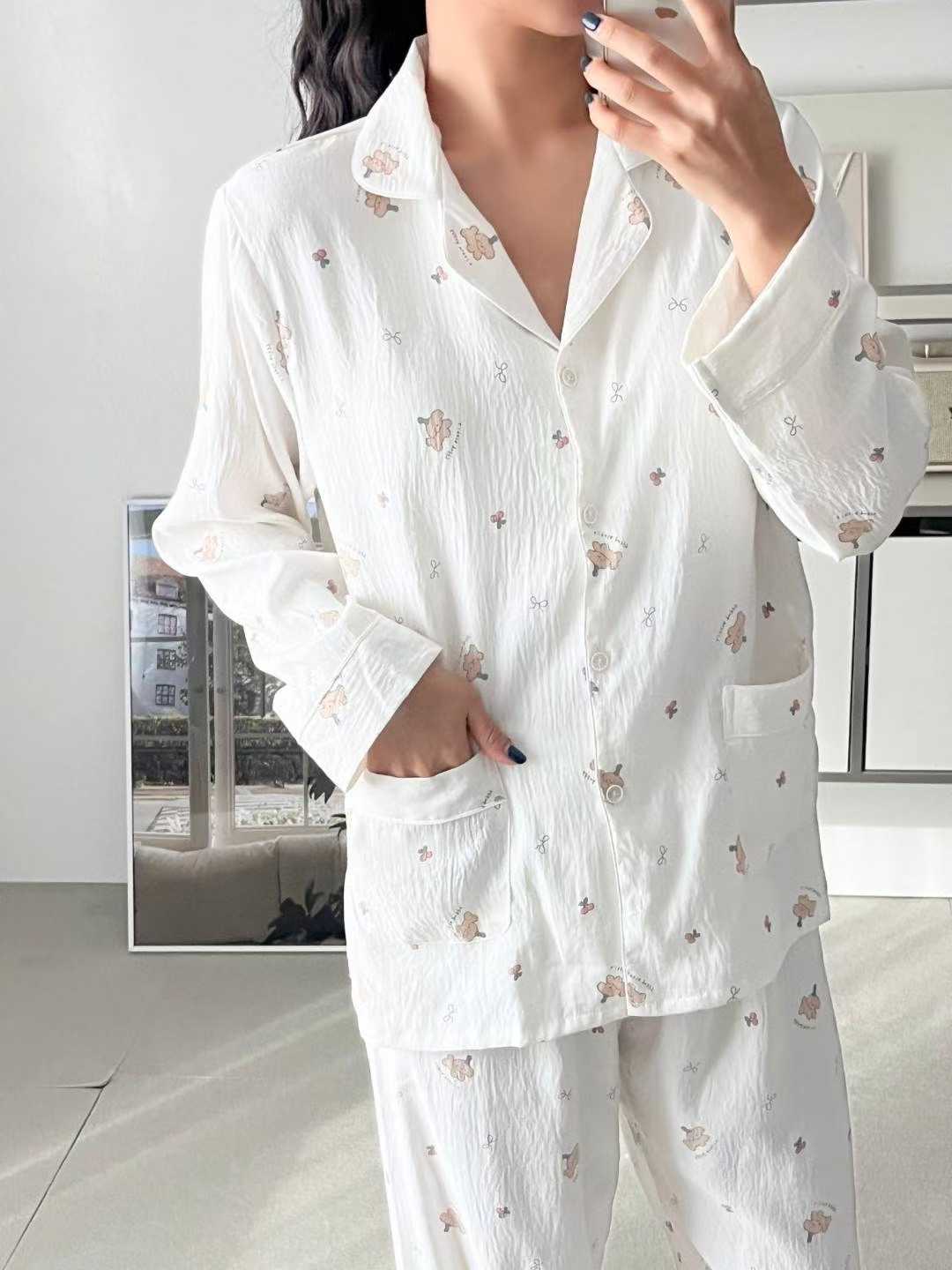 VICTORIA-P東大門㊣代購女裝新款職業真品熱賣25秋冬休閑睡衣VICTORIA睡衣