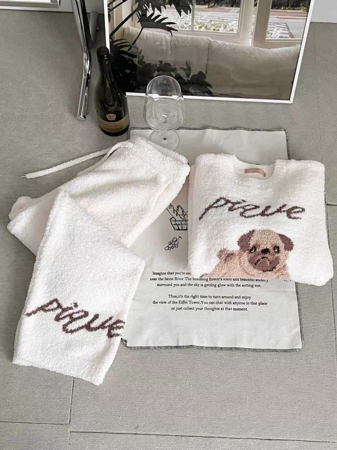 VICTORIA-P韓國代購㊣女裝新品真品休閑時尚25秋冬職業睡衣VICTORIA睡衣