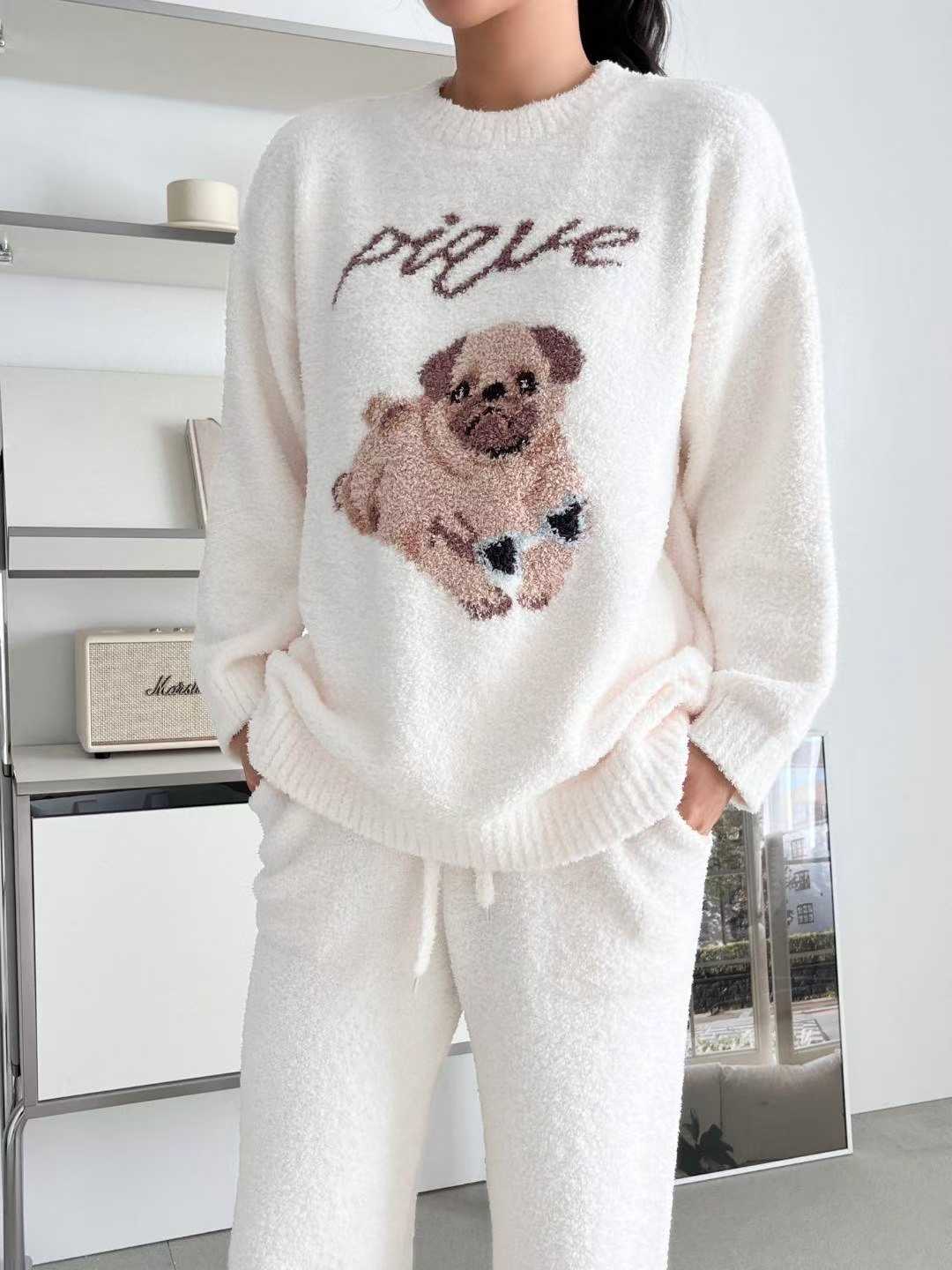 VICTORIA-P韓國代購㊣女裝新品真品休閑時尚25秋冬職業睡衣VICTORIA睡衣