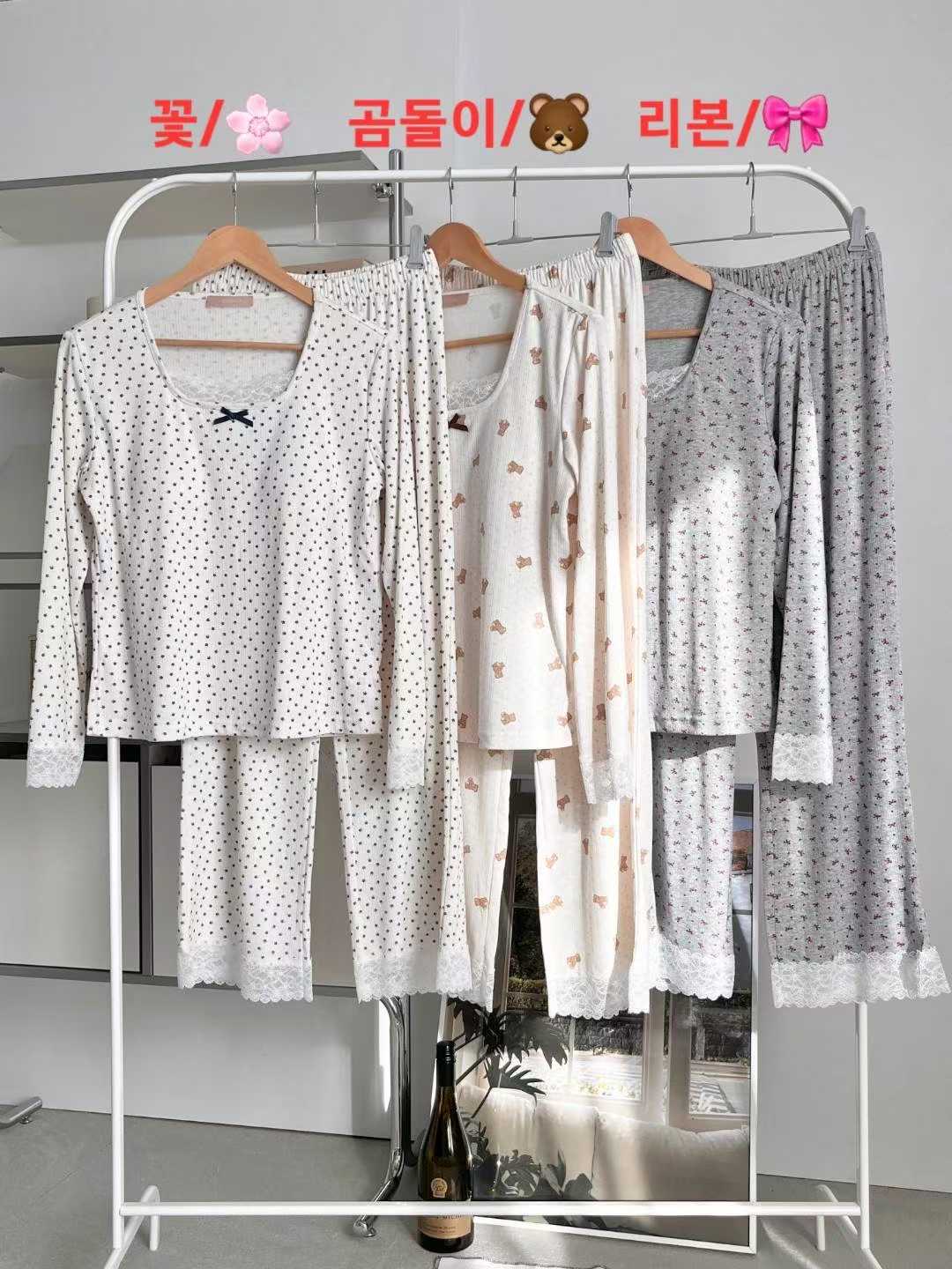 VICTORIA-P東大門㊣代購女士新款25秋冬職業休閑熱賣推薦睡衣VICTORIA睡衣