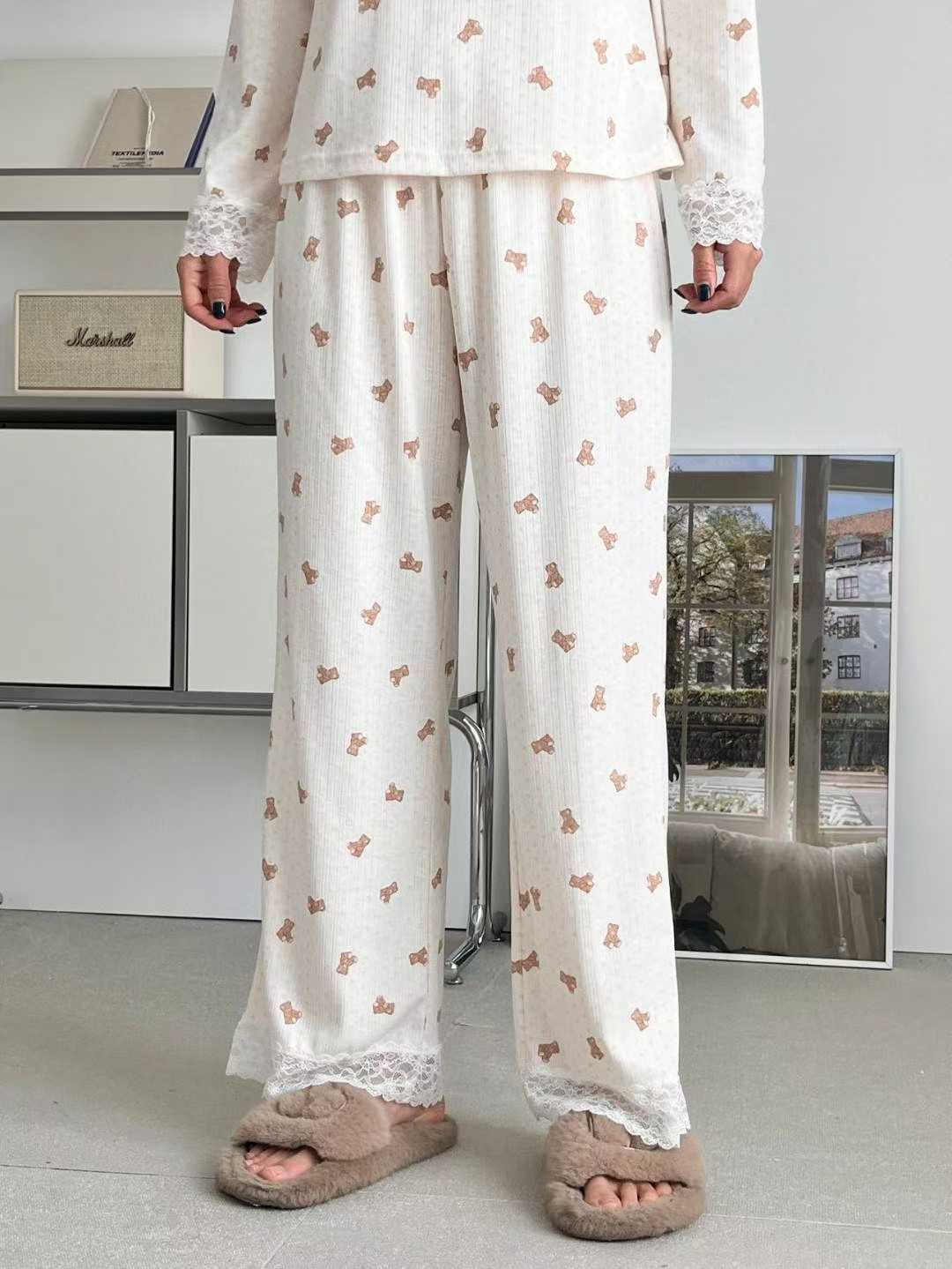 VICTORIA-P東大門㊣代購女士新款25秋冬職業休閑熱賣推薦睡衣VICTORIA睡衣