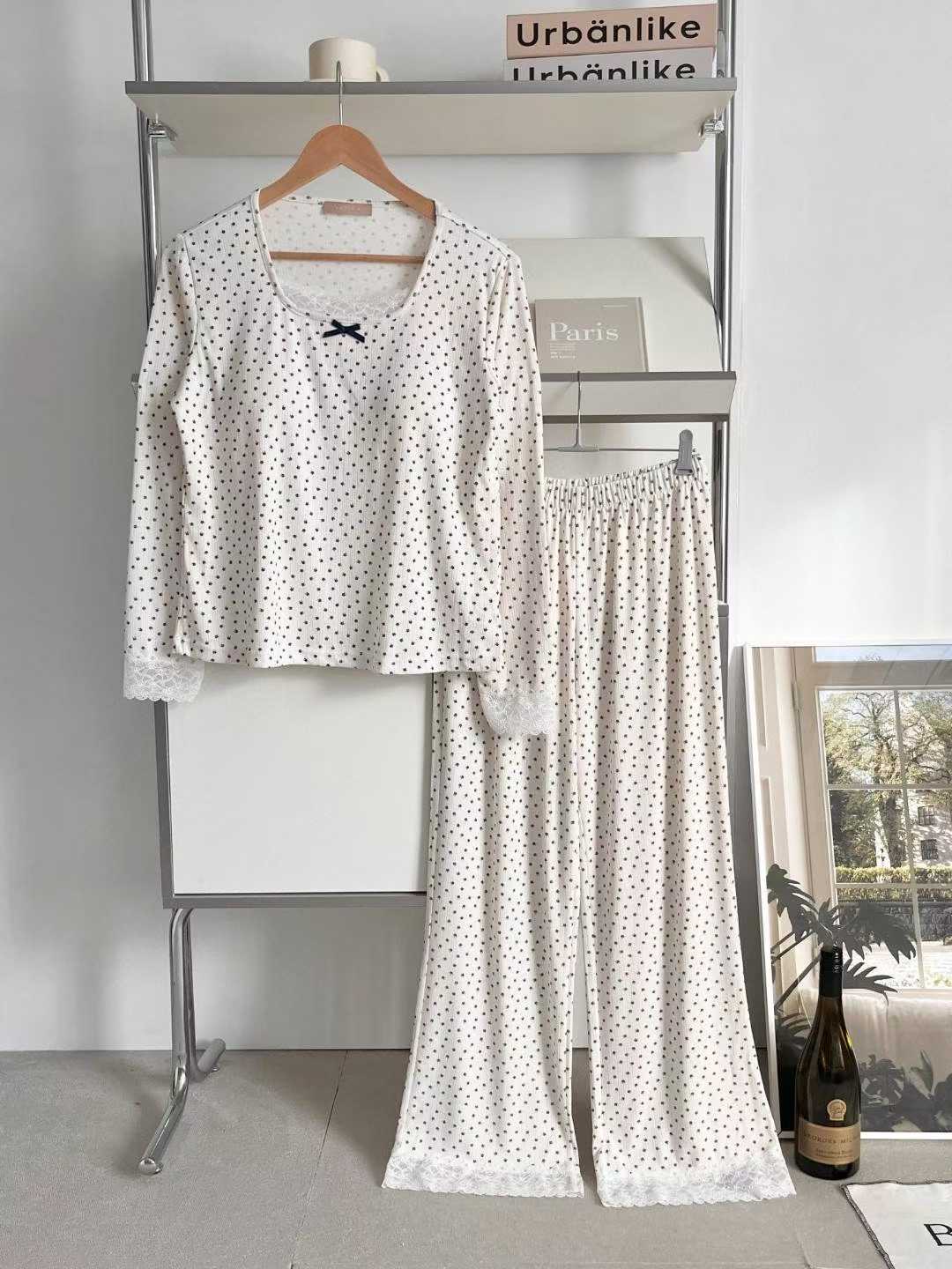 VICTORIA-P東大門㊣代購女士新款25秋冬職業休閑熱賣推薦睡衣VICTORIA睡衣圖色1