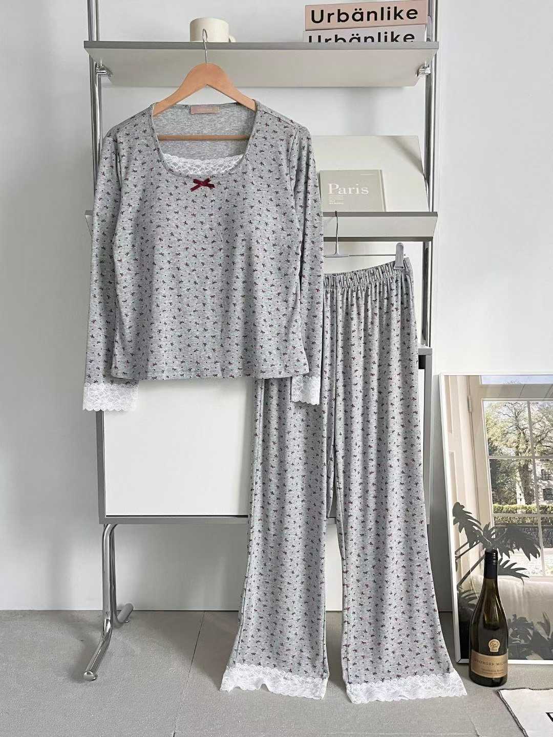 VICTORIA-P東大門㊣代購女士新款25秋冬職業休閑熱賣推薦睡衣VICTORIA睡衣圖色3