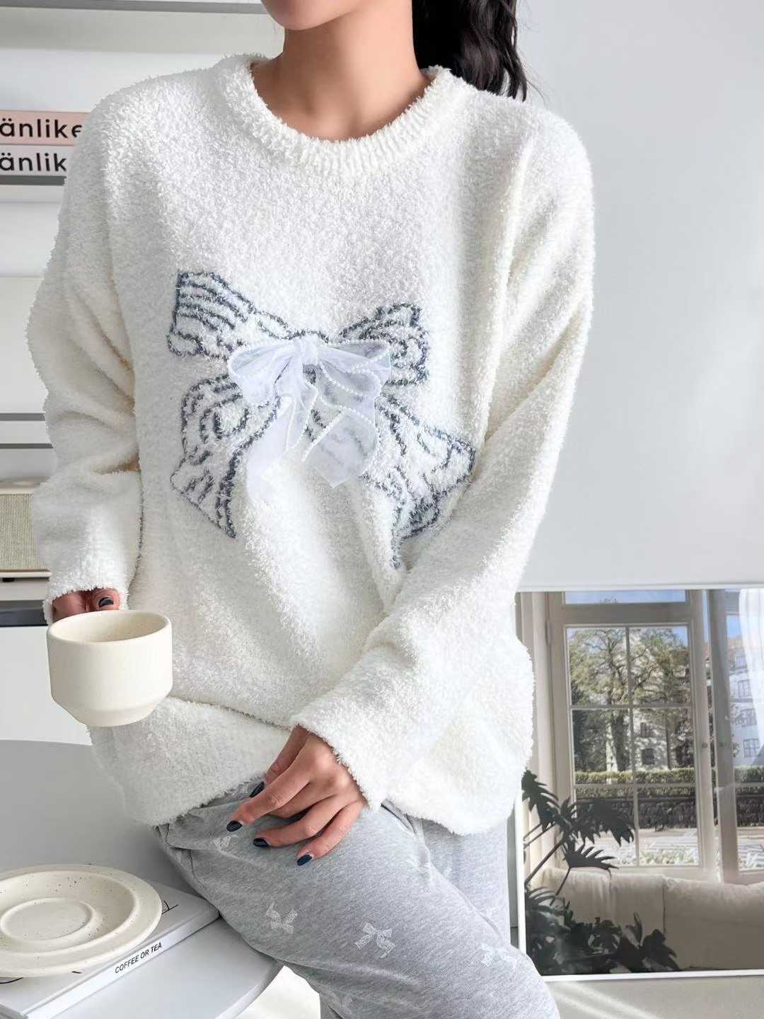 VICTORIA-P東大門㊣代購女裝新品25秋冬時尚熱賣休閑職業睡衣VICTORIA睡衣