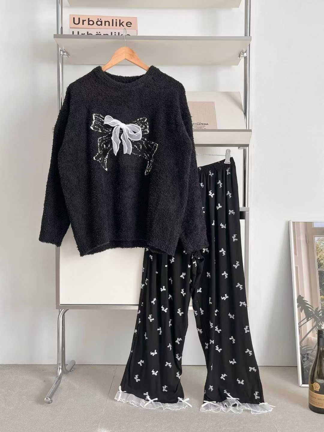 VICTORIA-P東大門㊣代購女裝新品25秋冬時尚熱賣休閑職業睡衣VICTORIA睡衣圖色2