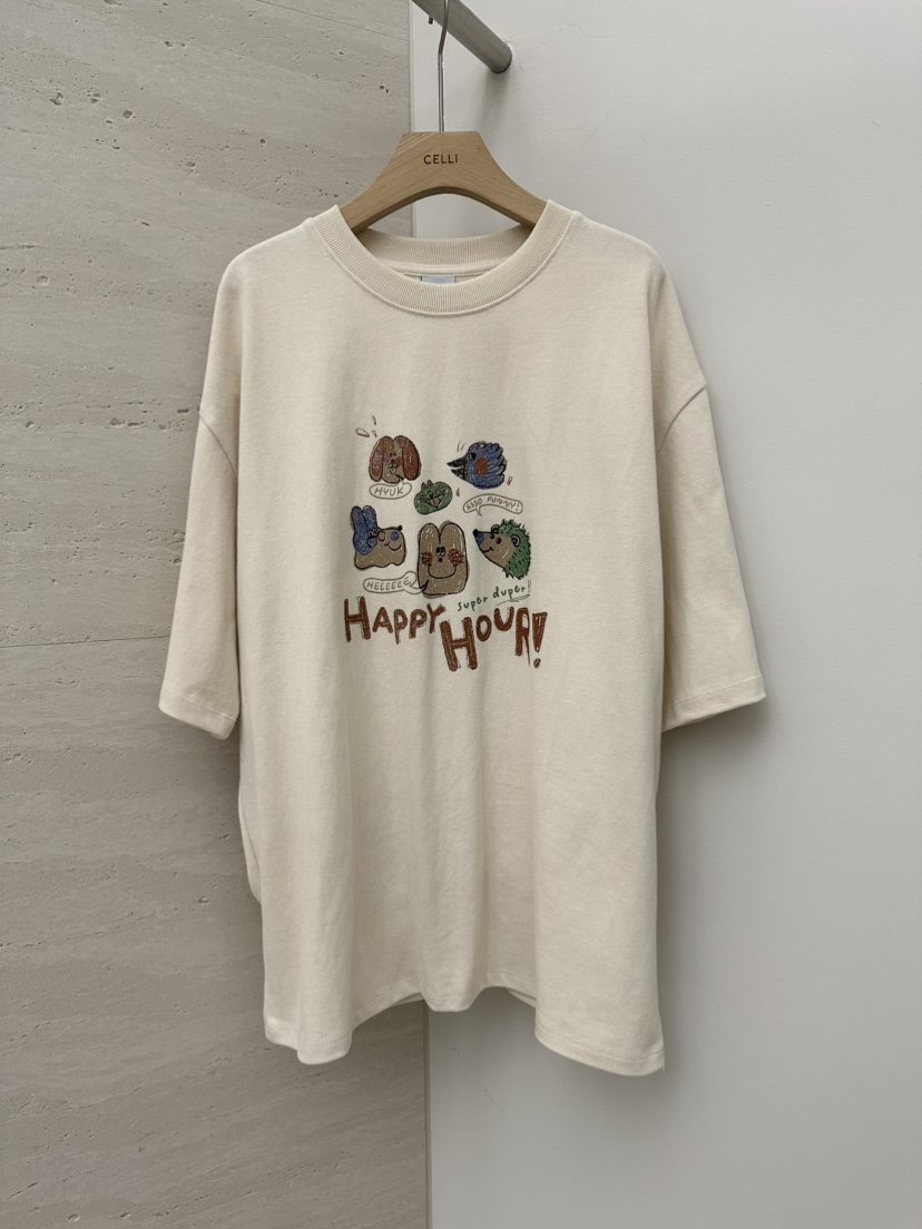 CELLI東大門㊣實拍女士新品時尚推薦熱賣25秋冬人氣真品T恤CELLIT恤圖色3