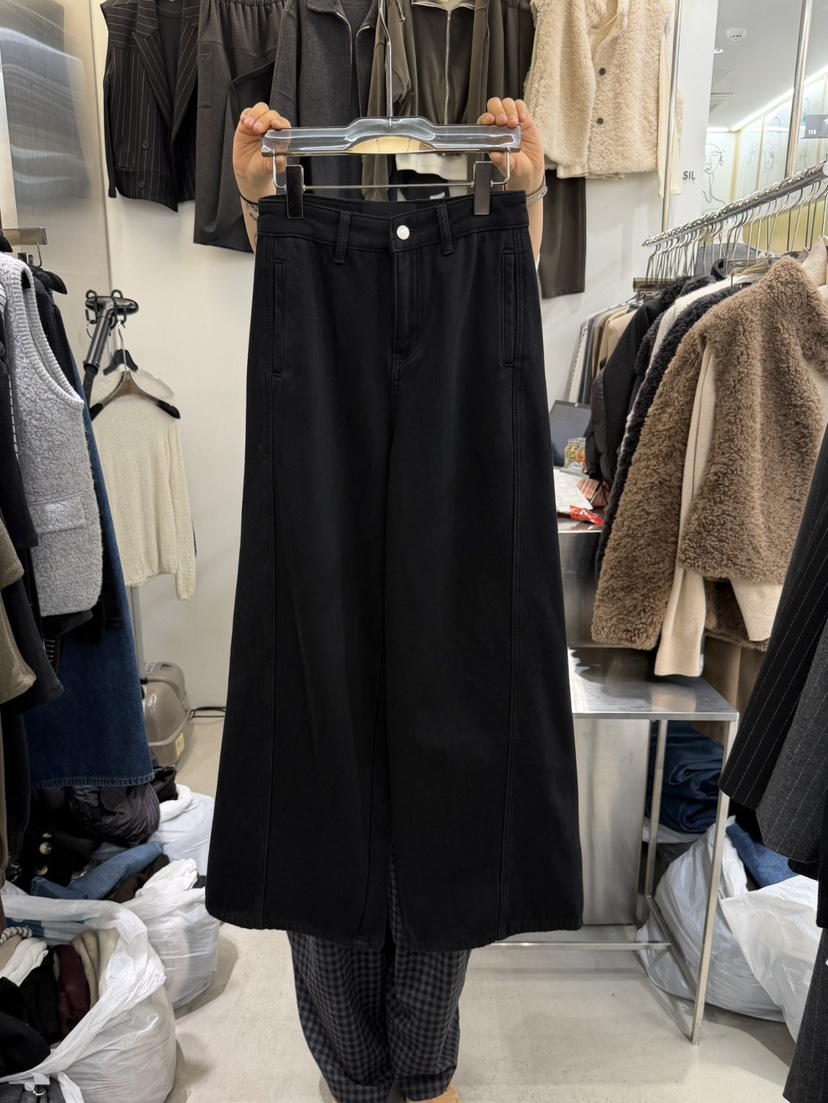 THE SIL韓國直郵㊣女裝新款熱賣推薦職業休閑人氣休閑褲加絨THE SIL/1 2ILLY休閑褲圖色1