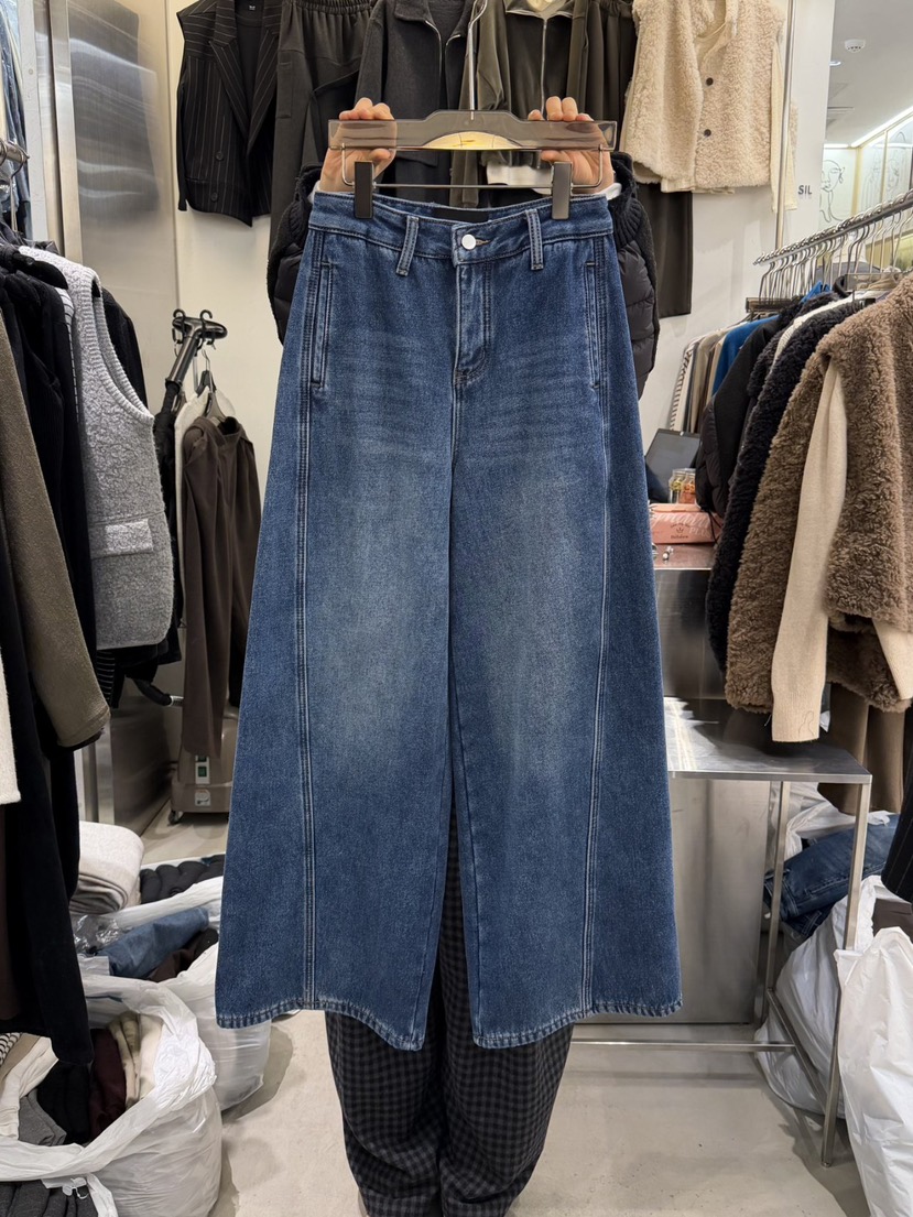 THE SIL韓國直郵㊣女裝新款熱賣推薦職業休閑人氣休閑褲加絨THE SIL/1 2ILLY休閑褲圖色2