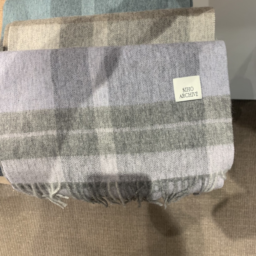 SIHO ARCHIVE韓國直郵㊣女裝新品25秋冬休閑圍巾披肩格子圍巾SIHO ARCHIVE圍巾/披肩圖色2