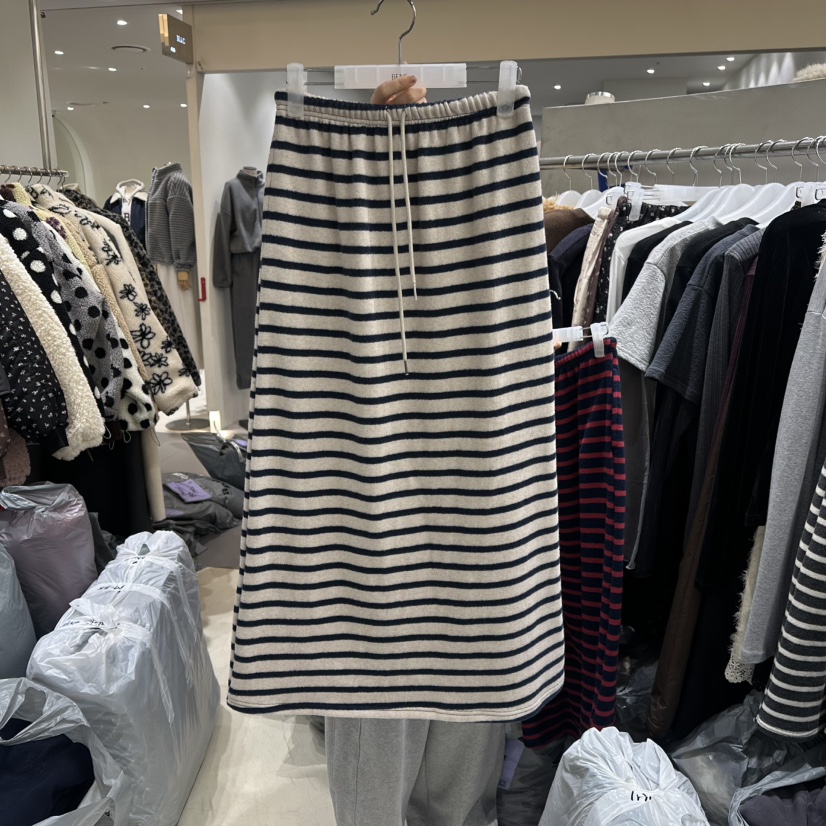 BENE韓國代購㊣女裝新款休閑熱賣推薦職業25秋冬時尚人氣長裙BENE長裙圖色1