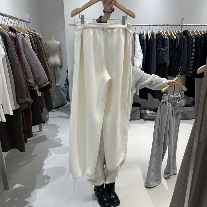 OVU東大門㊣直郵女士新品真品時尚休閑人氣熱賣休閑褲口袋加絨OVU休閑褲