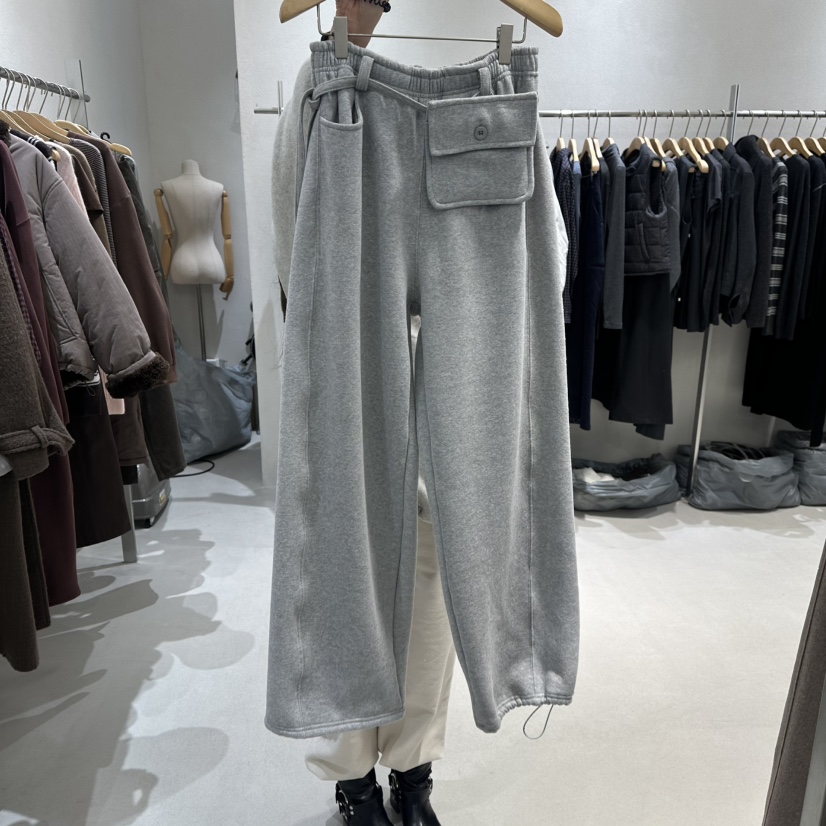 OVU東大門㊣直郵女士新品真品時尚休閑人氣熱賣休閑褲口袋加絨OVU休閑褲圖色2