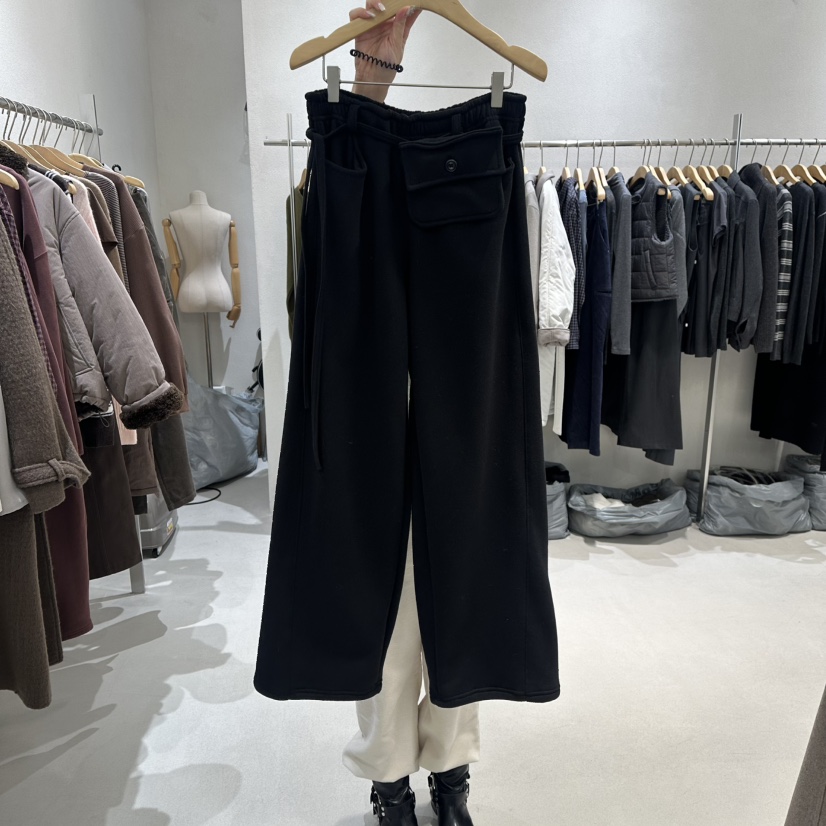 OVU東大門㊣直郵女士新品真品時尚休閑人氣熱賣休閑褲口袋加絨OVU休閑褲圖色3