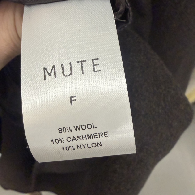 MUTE-P東大門㊣實拍女士新款真品職業時尚中長款大衣含腰帶MUTE中長款大衣