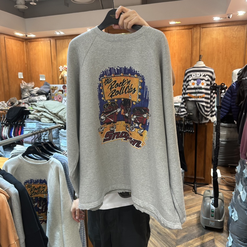 GARMENT-P東大門㊣直郵女裝新品真品熱賣時尚25秋冬衛衣加絨GARMENT衛衣圖色1灰色