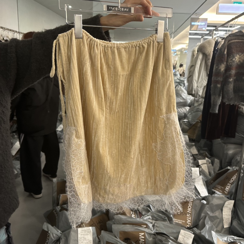 DOUBLE STANDARD/LE SMOKING/MAISONSTAFF東大門㊣代購女士新款人氣半身裙中短裙MAISONSTAFF半身裙/中短裙