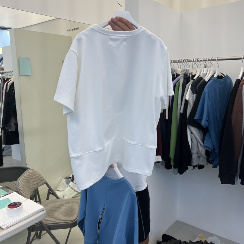 NON CLIP韓國直郵㊣女裝新品人氣推薦職業25秋冬時尚熱賣T恤NON CLIPT恤