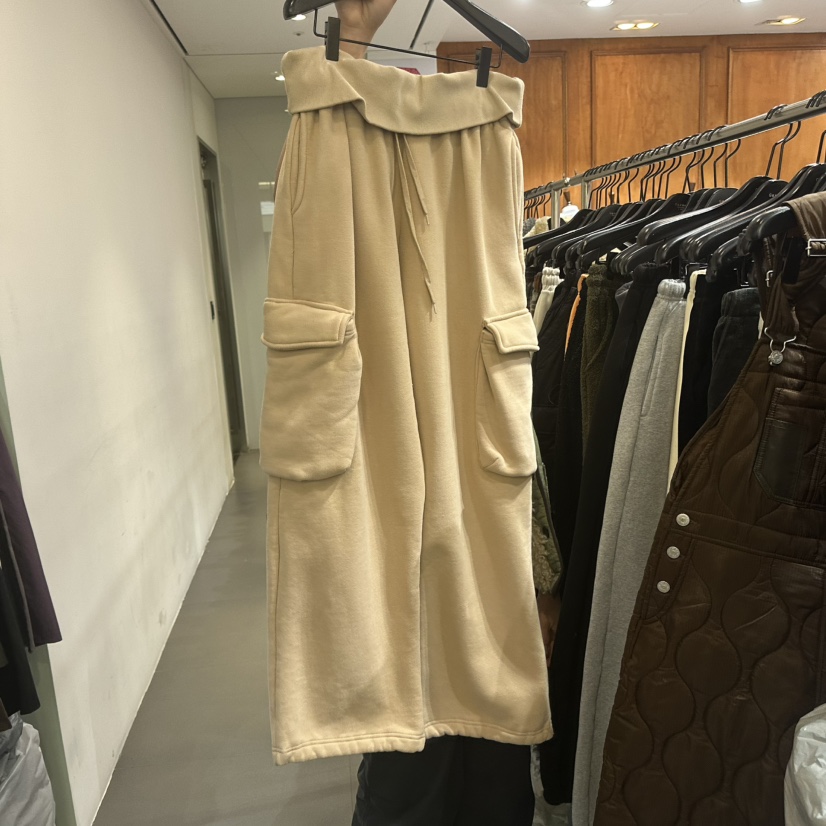 GARMENT-P東大門㊣直郵女裝新品25秋冬真品熱賣休閑褲加絨GARMENT休閑褲圖色1