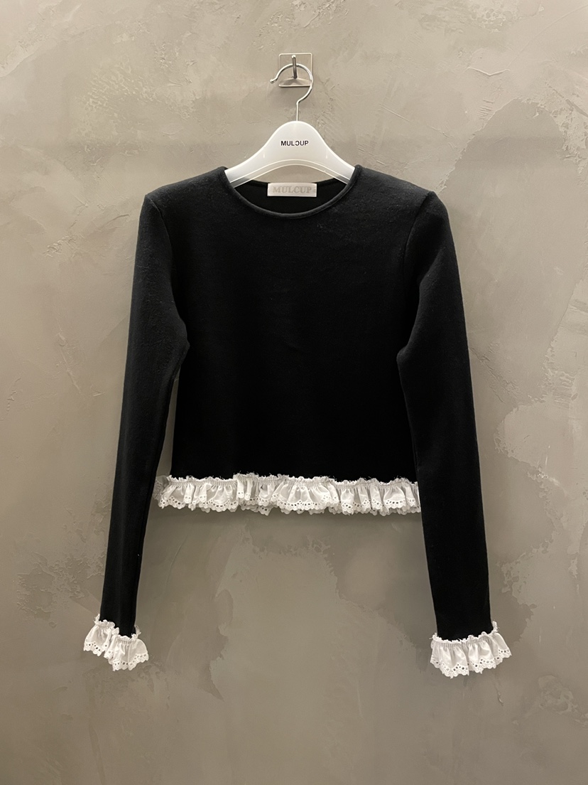 MULCUP東大門㊣實拍女裝新款人氣真品熱賣25秋冬休閑長袖T恤MULCUP長袖T恤圖色2