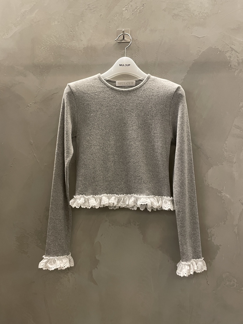 MULCUP東大門㊣實拍女裝新款人氣真品熱賣25秋冬休閑長袖T恤MULCUP長袖T恤圖色3