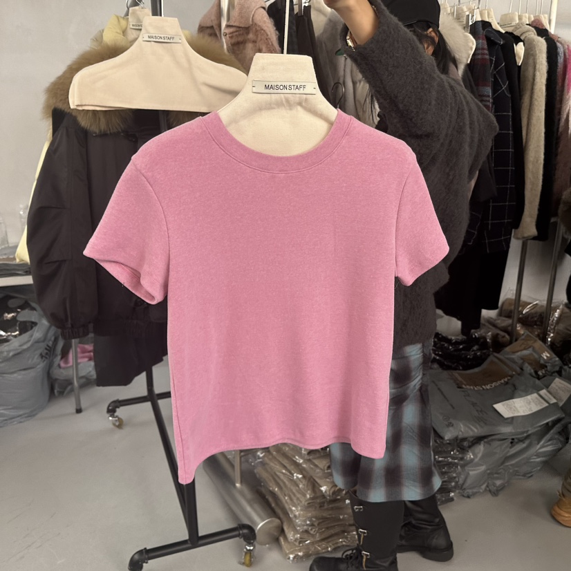 DOUBLE STANDARD/LE SMOKING/MAISONSTAFF東大門㊣實拍女裝新品時尚T恤MAISONSTAFFT恤圖色1