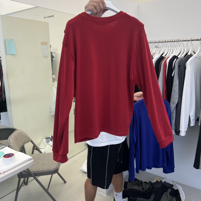 NON CLIP東大門㊣實拍女士新款熱賣時尚職業長袖T恤假兩件NON CLIP長袖T恤