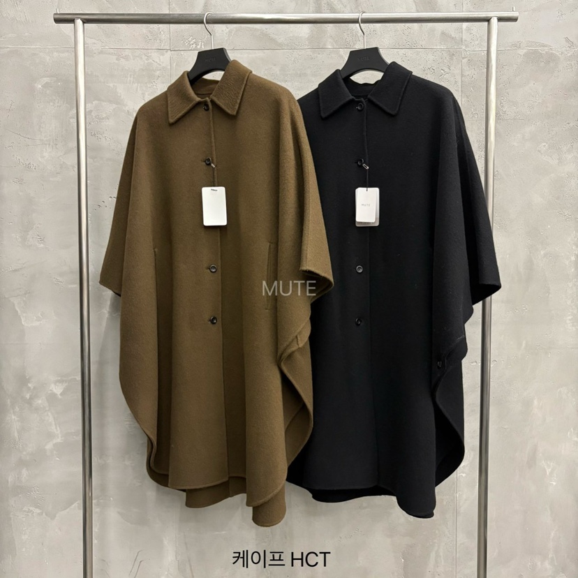 MUTE-P東大門㊣實拍女裝新款人氣熱賣推薦時尚25秋冬中長款大衣MUTE中長款大衣