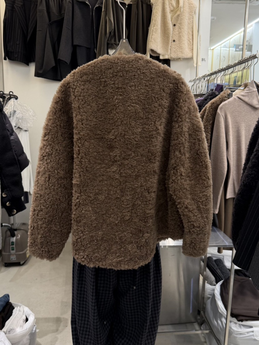 THE SIL韓國直郵㊣女裝新款25秋冬休閑人氣時尚職業夾克V領THE SIL/1 2ILLY夾克