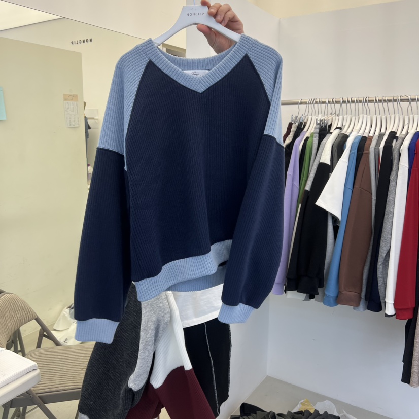 NON CLIP韓國直郵㊣女裝新款休閑時尚推薦25秋冬真品熱賣衛衣NON CLIP衛衣圖色1