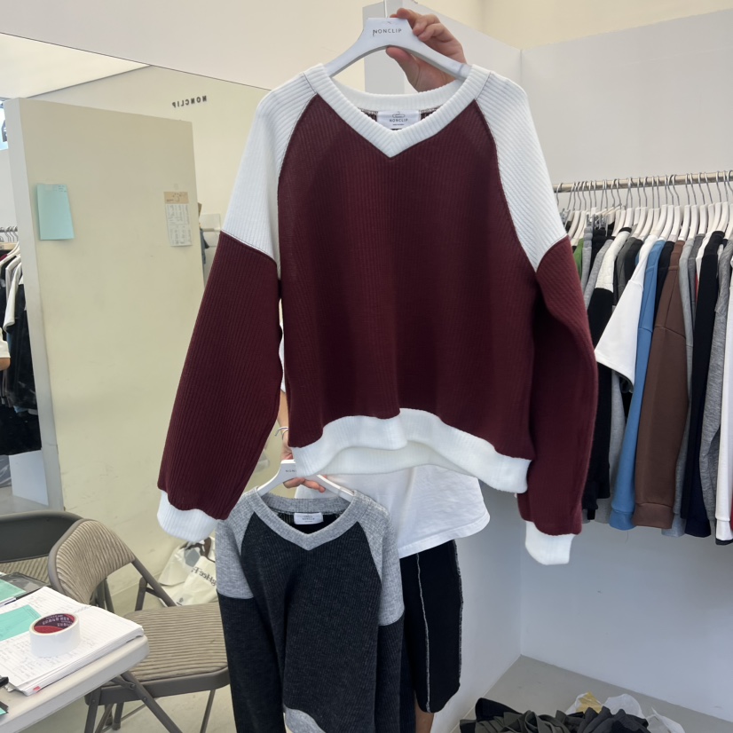NON CLIP韓國直郵㊣女裝新款休閑時尚推薦25秋冬真品熱賣衛衣NON CLIP衛衣圖色2