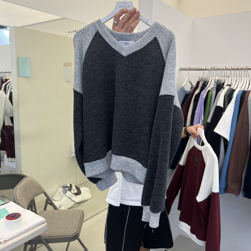 NON CLIP韓國直郵㊣女裝新款休閑時尚推薦25秋冬真品熱賣衛衣NON CLIP衛衣圖色3