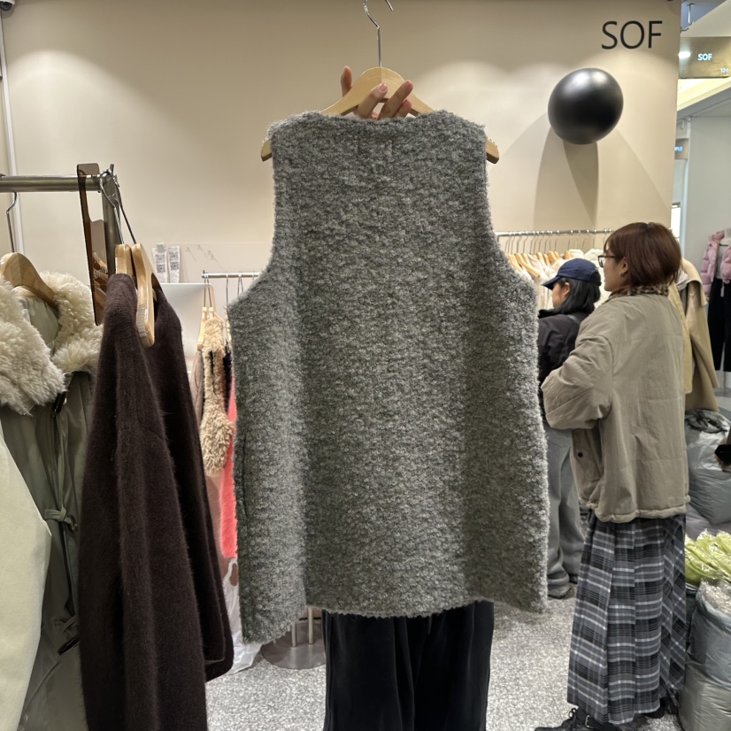 SOF韓國直郵㊣女裝新品25秋冬推薦時尚職業人氣熱賣休閑連衣裙SOF連衣裙