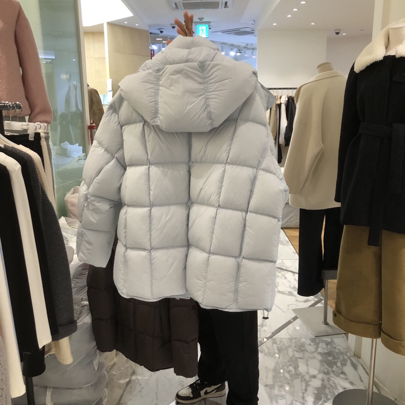 ALMOND韓國代購㊣女裝新品人氣熱賣時尚25秋冬短款羽絨服絨ALMOND短款羽絨服