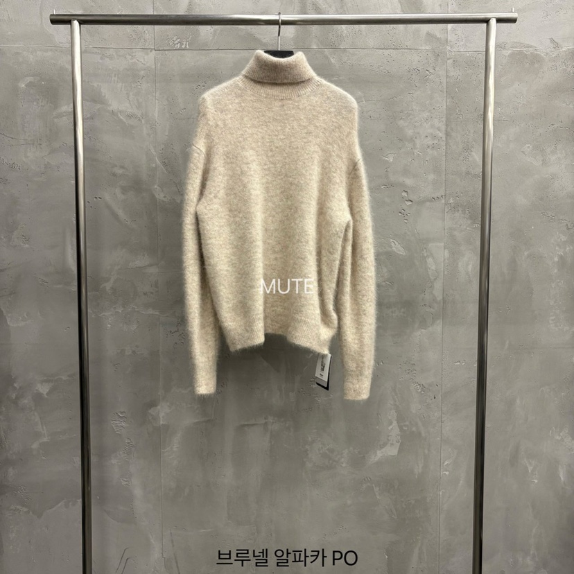 MUTE-P韓國直郵㊣女裝新款休閑熱賣職業人氣真品針織衫羊駝MUTE針織衫圖色1