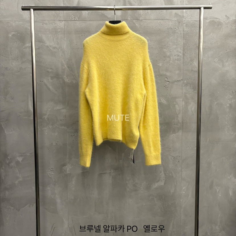 MUTE-P韓國直郵㊣女裝新款休閑熱賣職業人氣真品針織衫羊駝MUTE針織衫圖色4