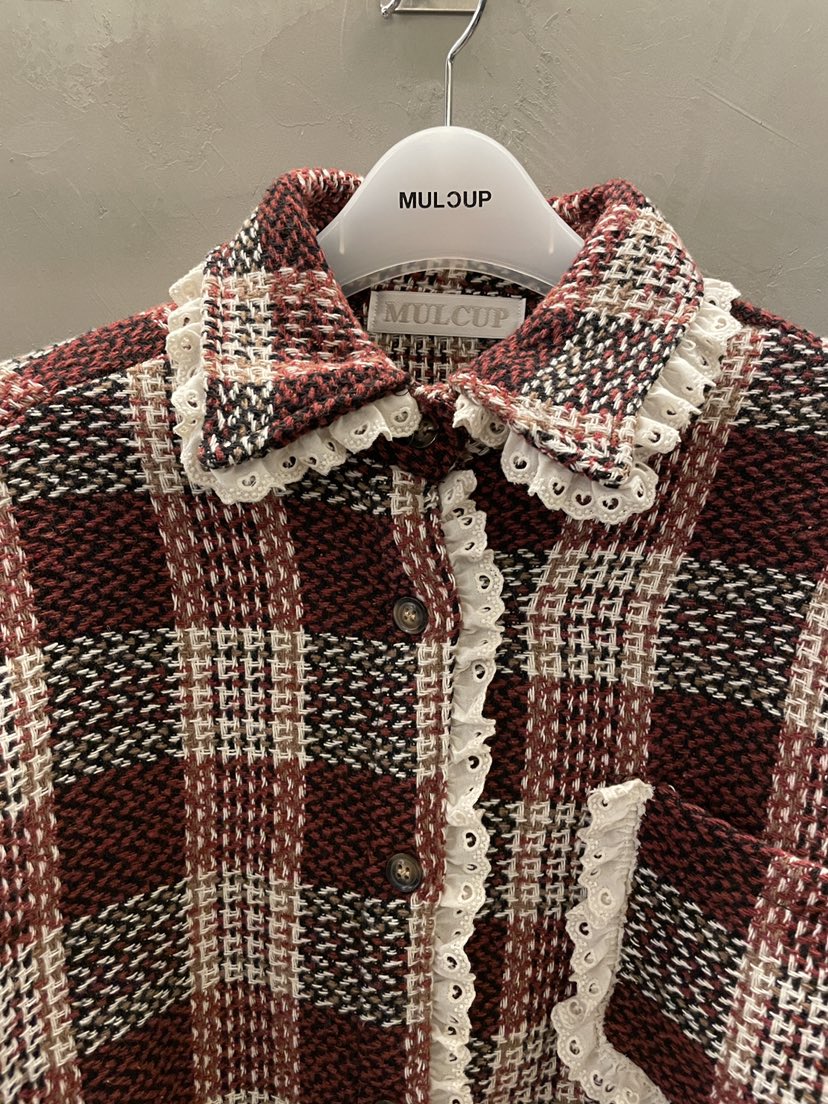 MULCUP東大門㊣直郵女士新款休閑職業25秋冬推薦襯衫蕾絲衫MULCUP襯衫/蕾絲衫