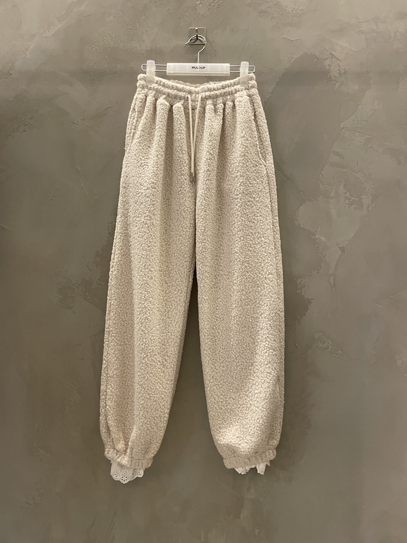 MULCUP東大門㊣實拍女裝新款熱賣休閑推薦25秋冬休閑褲羊毛MULCUP休閑褲圖色1