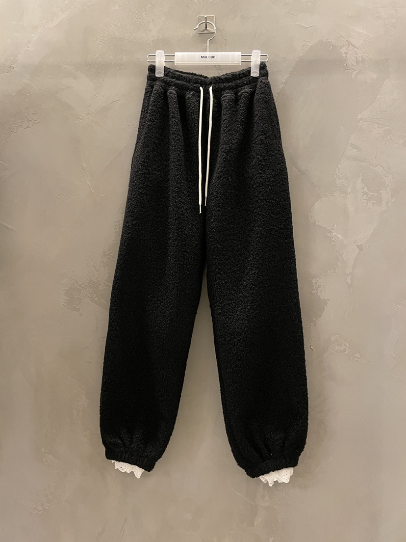 MULCUP東大門㊣實拍女裝新款熱賣休閑推薦25秋冬休閑褲羊毛MULCUP休閑褲圖色2
