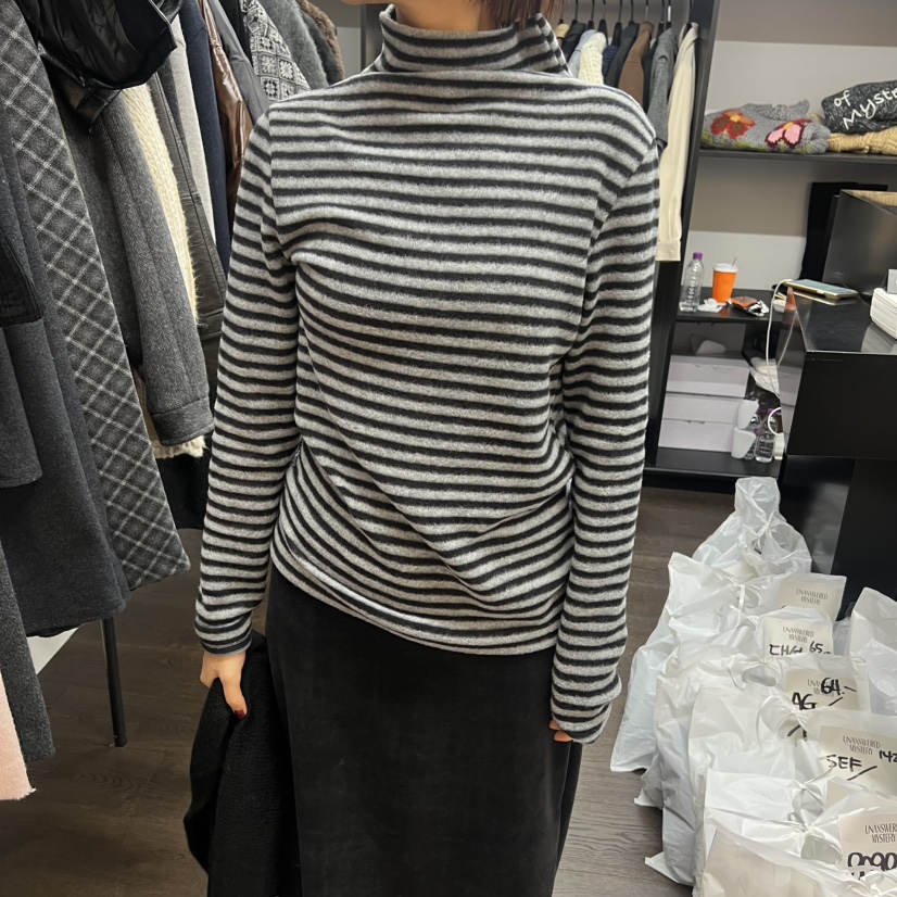 UNANSWERED-MYSTERY東大門㊣代購女士新品休閑人氣長袖T恤UNANSWERED-MYSTERY長袖T恤圖色4