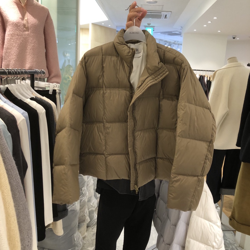 ALMOND東大門㊣代購女裝新品熱賣真品25秋冬推薦短款羽絨服絨ALMOND短款羽絨服圖色3