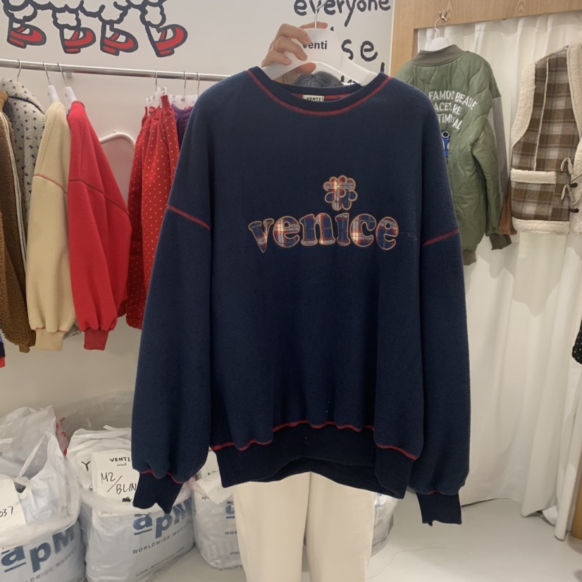 VENTI東大門㊣實拍女士新品職業真品休閑25秋冬推薦衛衣羊毛VENTI衛衣圖色2