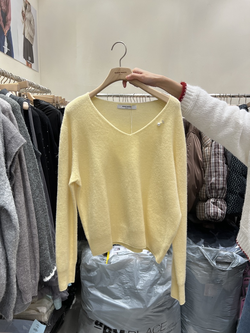 MARIE MARIE東大門㊣代購女士新款推薦熱賣職業針織衫羊毛MARIE MARIE針織衫圖色2