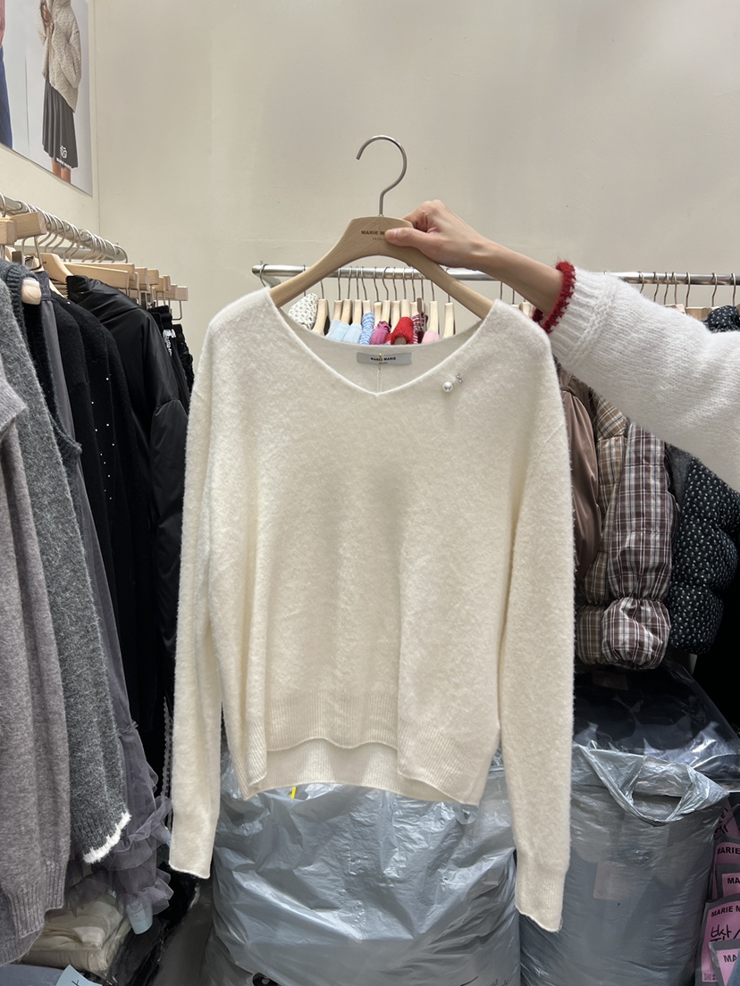 MARIE MARIE東大門㊣代購女士新款推薦熱賣職業針織衫羊毛MARIE MARIE針織衫圖色3