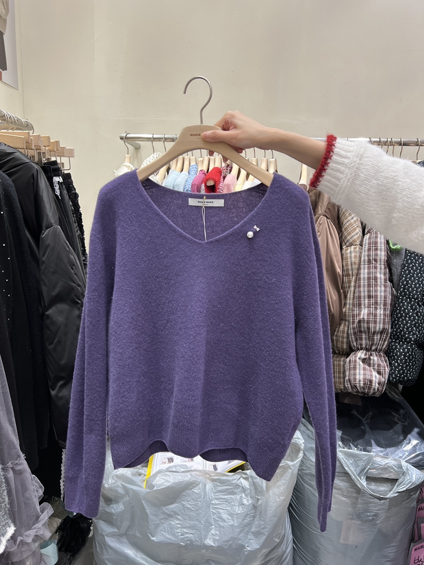 MARIE MARIE東大門㊣代購女士新款推薦熱賣職業針織衫羊毛MARIE MARIE針織衫圖色6